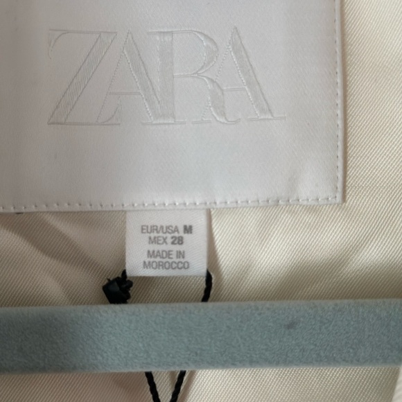 Zara ZW COLLECTION DOUBLE BREASTED JACKET size M NWT - Picture 7 of 13